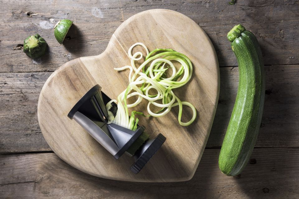 Spiralizer With Courgette