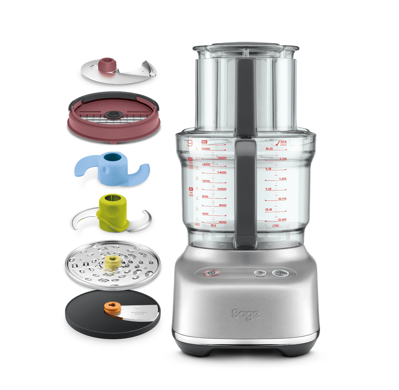 Sage The Paradice 9 Food Processor SFP638BSS2GUK1